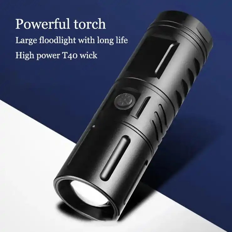 Jambo flashlight with power bank System High quality Light